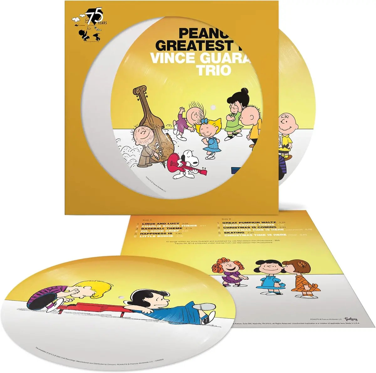 Vince Guaraldi Trio/Peanuts Greatest Hits (75Th Anniversary Picture Disc) [Lp] 1