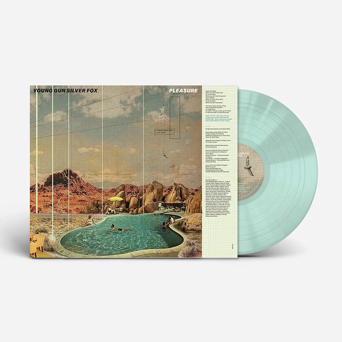 Young Gun Silver Fox/Pleasure (Coke Bottle Clear Vinyl) [Lp] 1