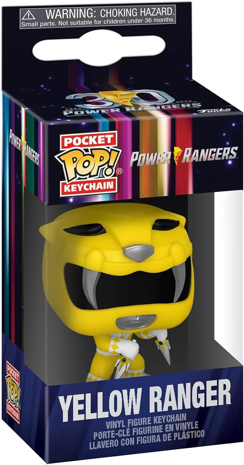 Pop! Keychain/Power Rangers 30Th Yellow Ranger [Toy] 1