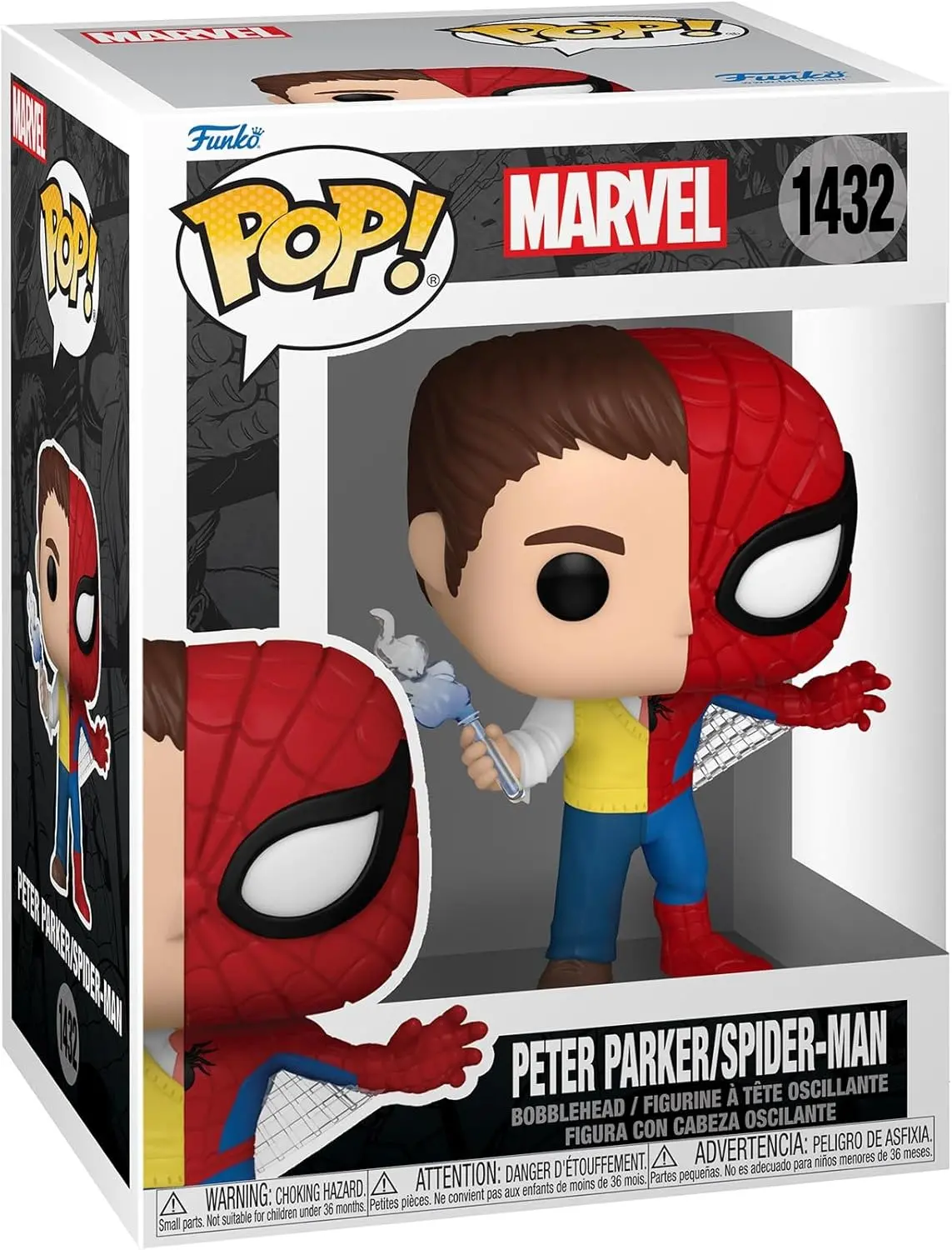 Pop! Vinyl/Split Peter Parker/Spider-Man [Toy] 1