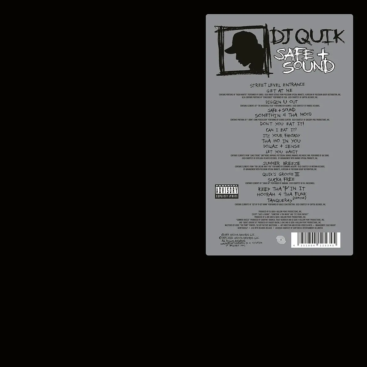 Dj Quik/Safe And Sound [Lp] 1