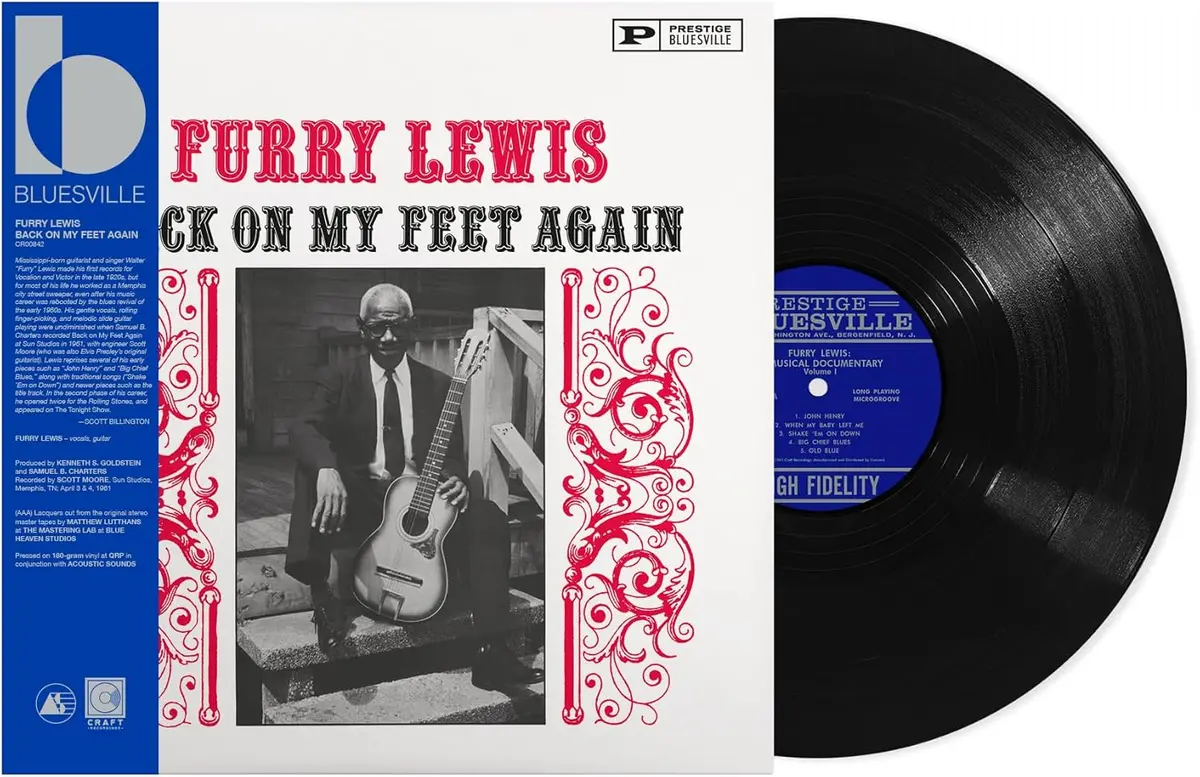Lewis, Furry/Back On My Feet Again (Bluesville Acoustic Sounds Series) [Lp] 1