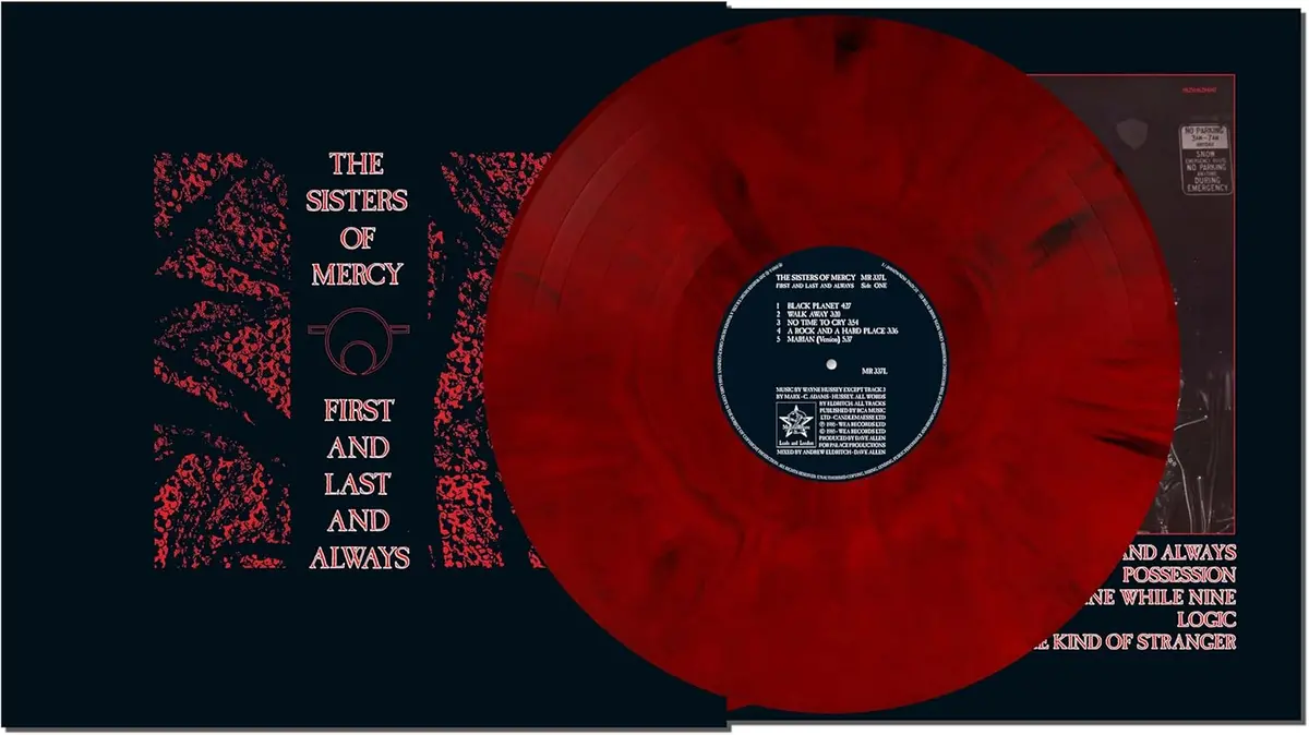 Sisters Of Mercy/First And Last And Always (40Th Ann. Black & Red Vinyl) [Lp] 1