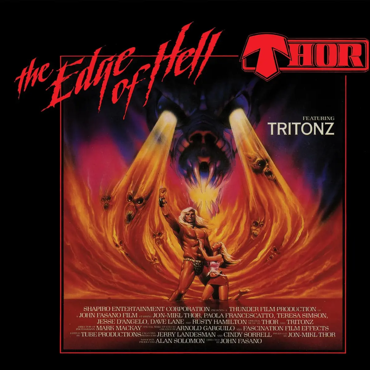 Thor/The Edge Of Hell (Red Marble Vinyl) [Lp] 1