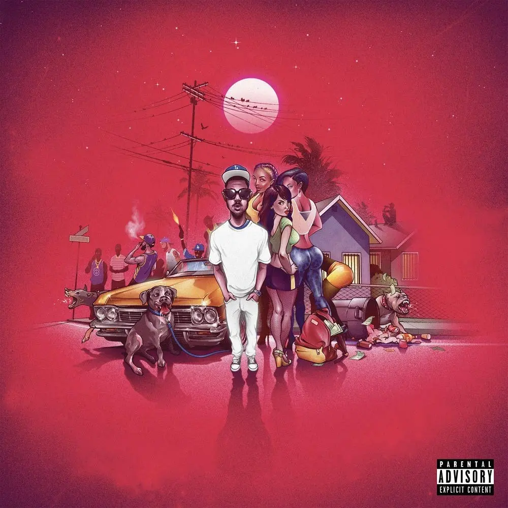 Blu & Oh No/A Long Red Hot Los Angeles Summer Night - Red Vinyl (2Lp) [Lp] 1