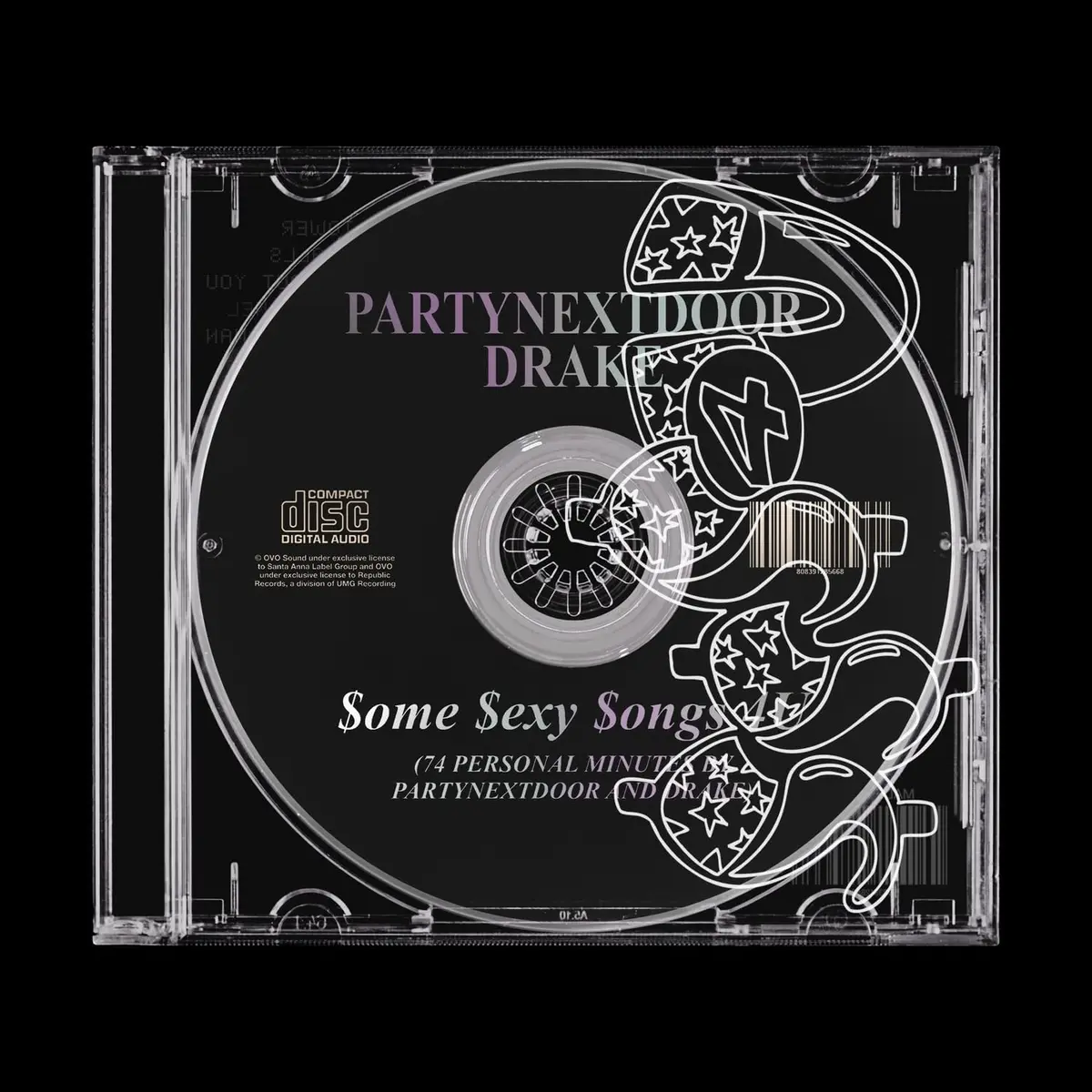 Partynextdoor & Drake/$Ome $Exy $Ongs 4 U (Etched Clear Jewel Case) [Cd] 1