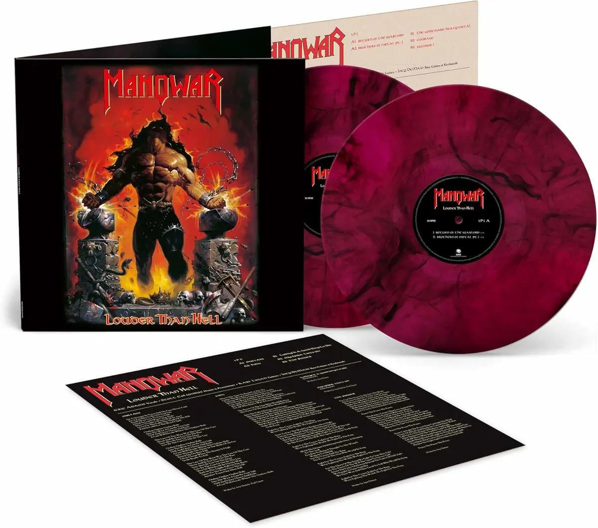 Manowar/Louder Than Hell (2Lp Black & Red Vinyl) [Lp] 1