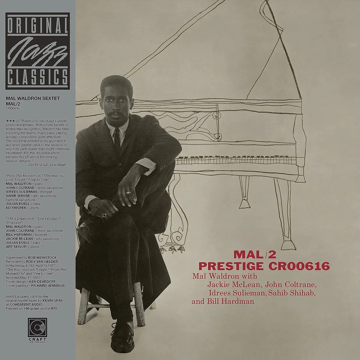 Mal Waldron Sextet/Mal/2 (Original Jazz Classics Series) [Lp] 1
