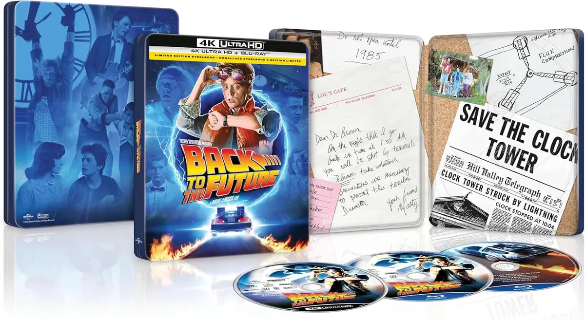 Back To The Future 40Th Anniversary - Steelbook (4K-Uhd) [Bluray] 1