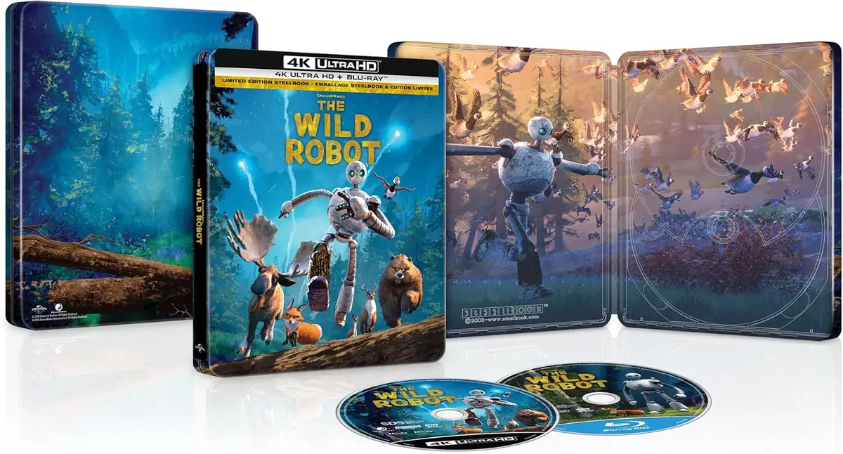 Wild Robot, The - Steelbook (4K-Uhd) [Bluray] 1