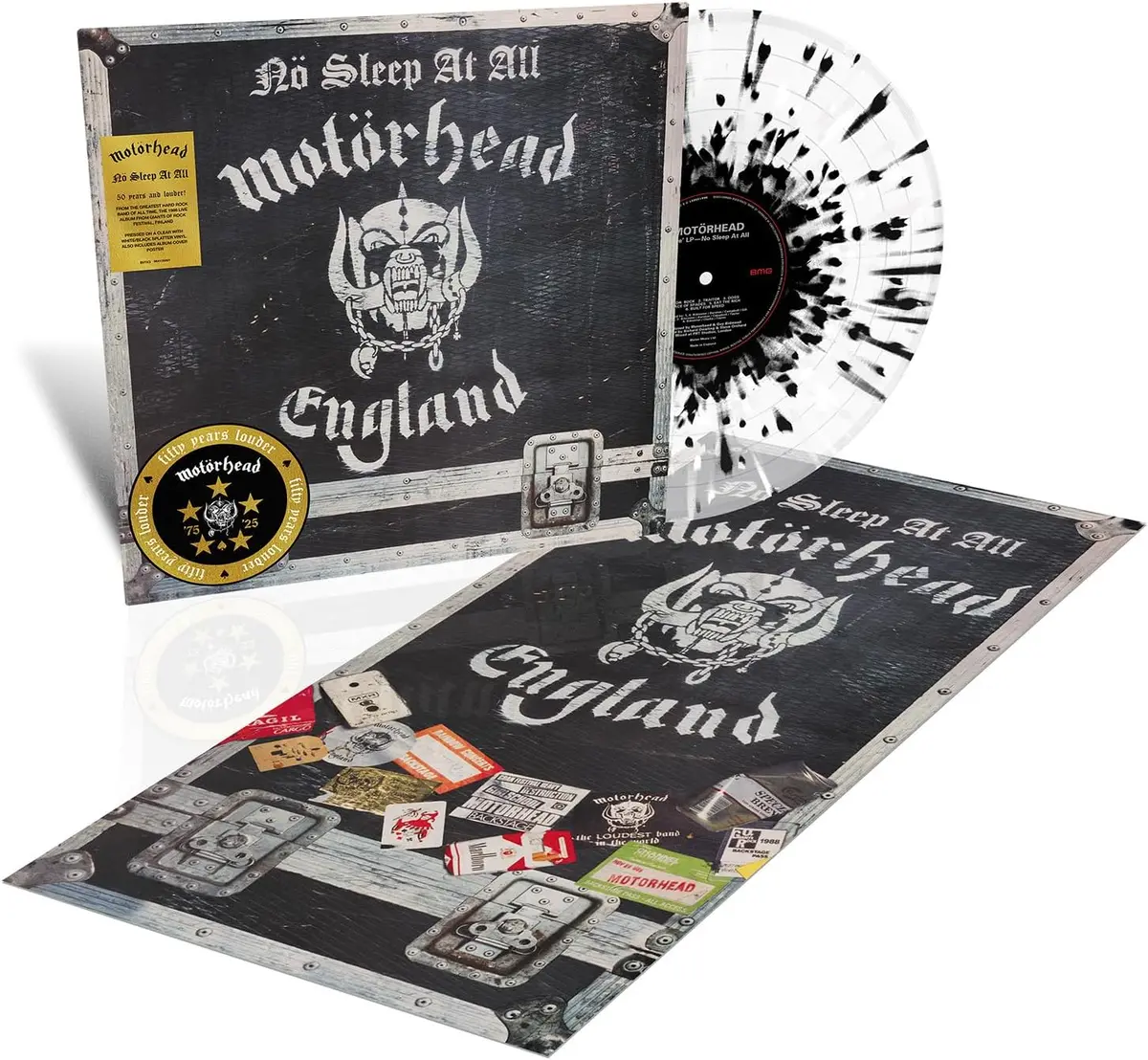 Motorhead/No Sleep At All (50Th Anniversary Black/White Splatter) [Lp] 1