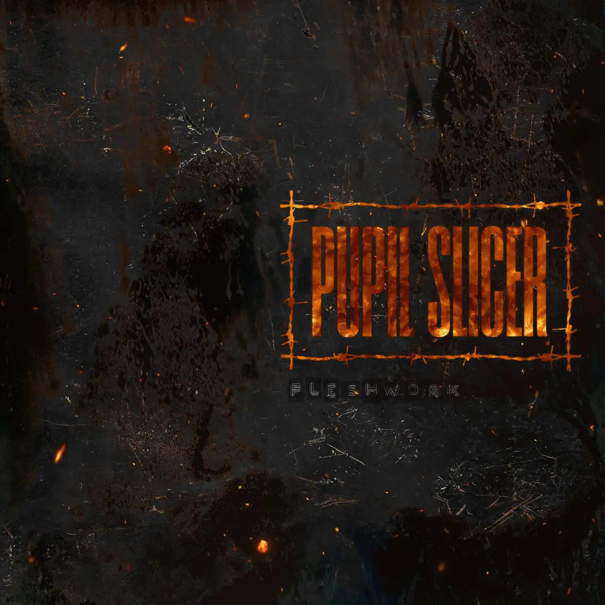 Pupil Slicer/Fleshwork (Orange Vinyl) [Lp] 1