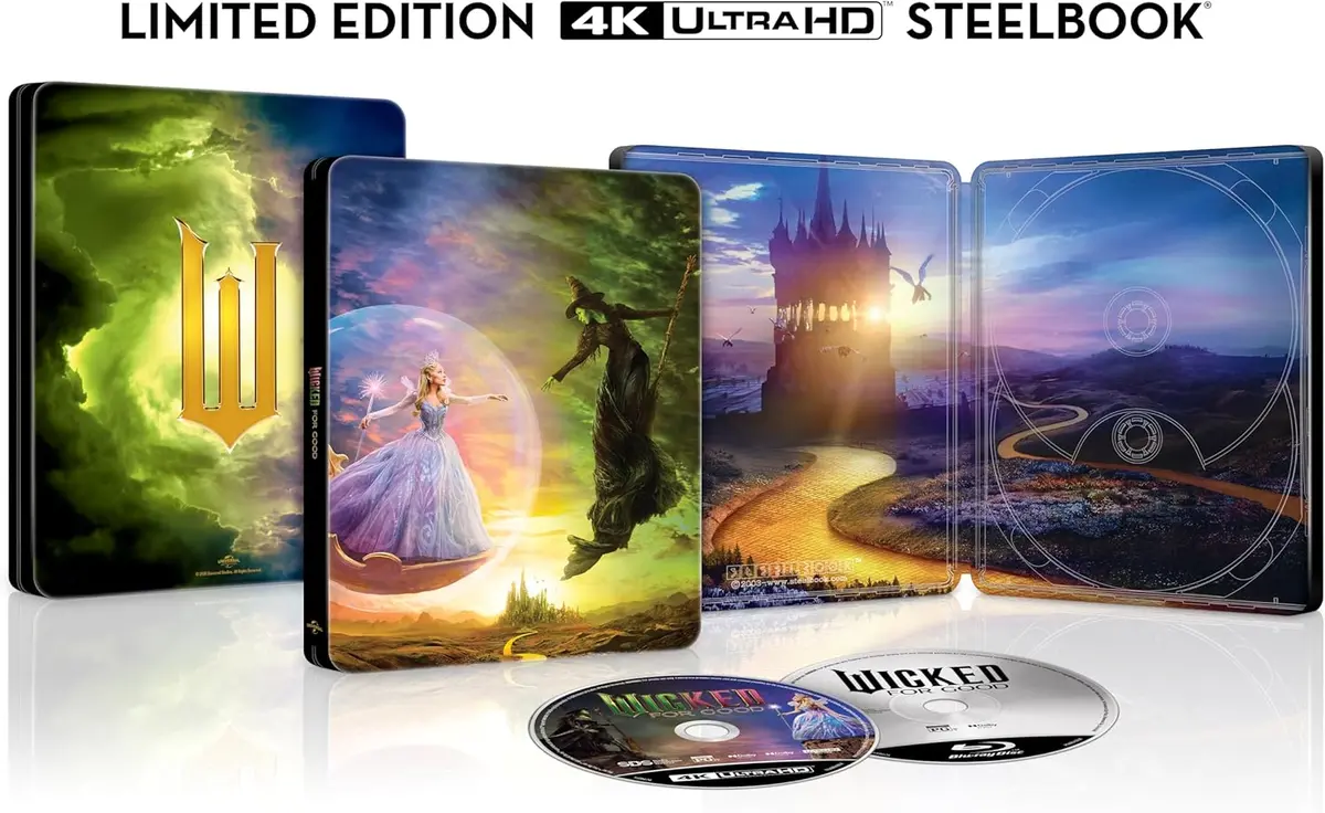 Wicked: For Good - Steelbook (4K-Uhd) [Bluray] 1