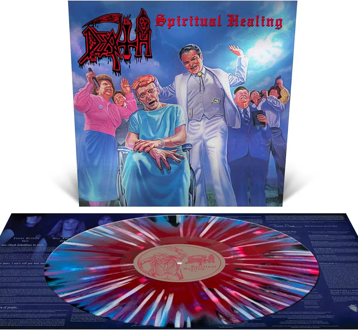 Death/Spiritual Healing (Red/Blue/Black With Splatter Vinyl) [Lp] 1