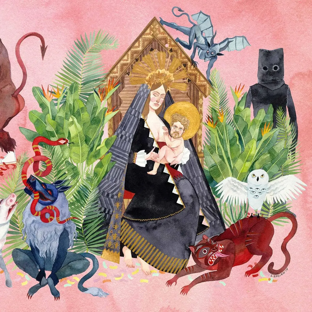 Father John Misty/I Love You, Honeybear (Canadian Exclusive Coke Bottle Clear Vinyl) [Lp] 1
