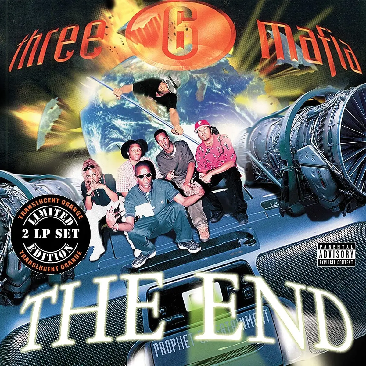 Three 6 Mafia/The End (Translucent Orange Vinyl) [Lp] 1