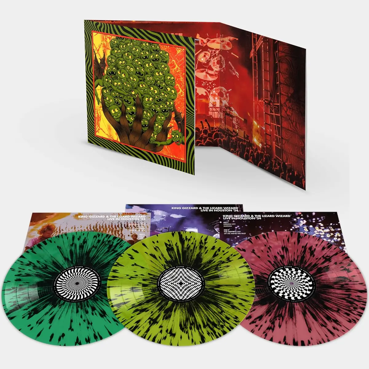 King Gizzard And The Lizard Wizard/Live In Houston '24 (3Lp Splatter Vinyl) [Lp] 1