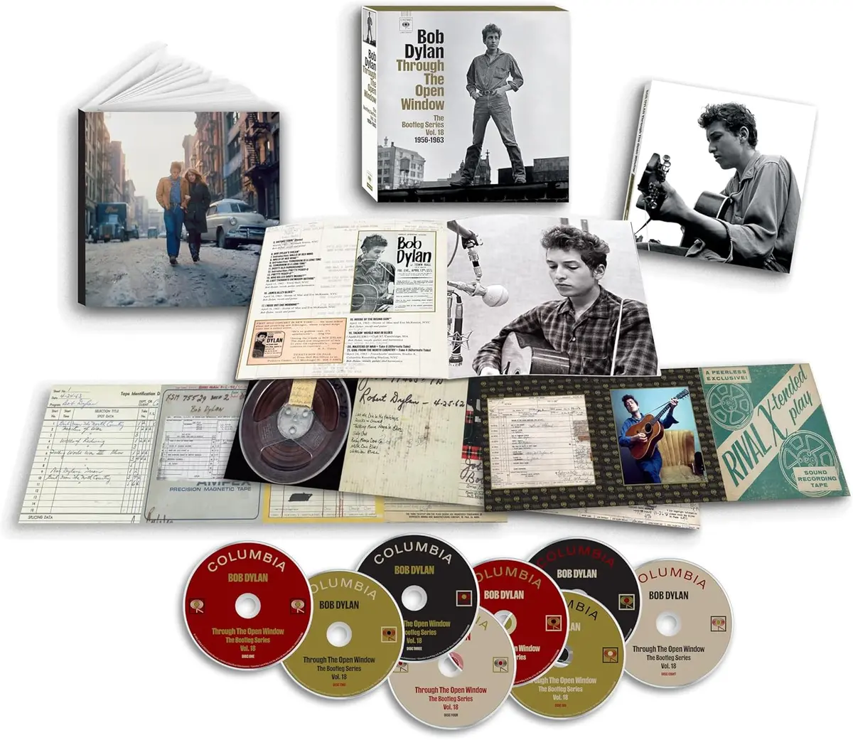 Dylan, Bob/The Bootleg Series Vol. 18: Through The Open Window, 1956-1963 (Deluxe 8Cd) [Cd] 1