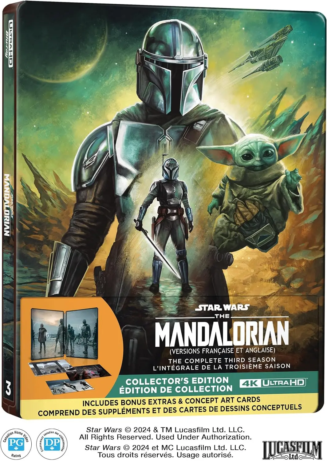 Star Wars/Mandalorian, The - Season 3 (Limited Steelbook) [Bluray] 1
