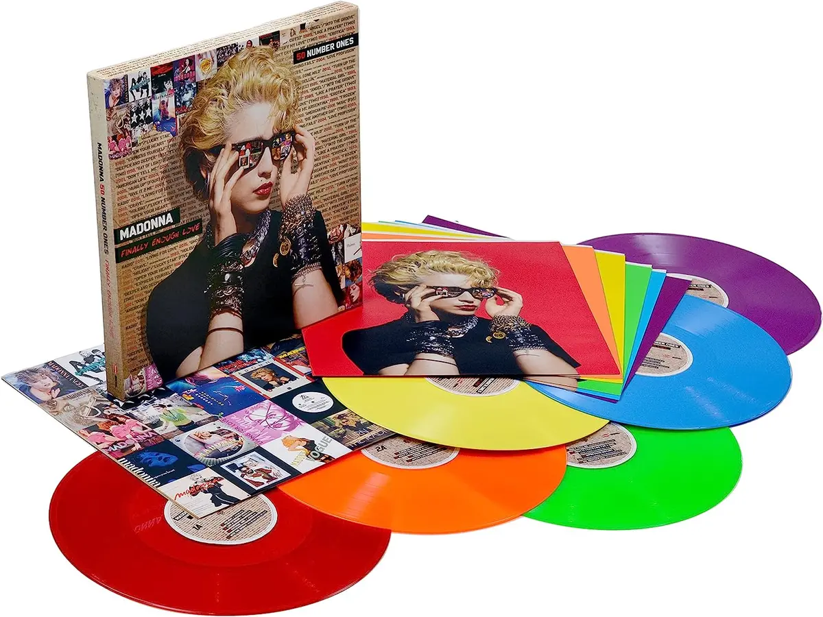 Madonna/Finally Enough Love: Fifty Number Ones (6Lp Rainbow Coloured Vinyl) [Lp] 1