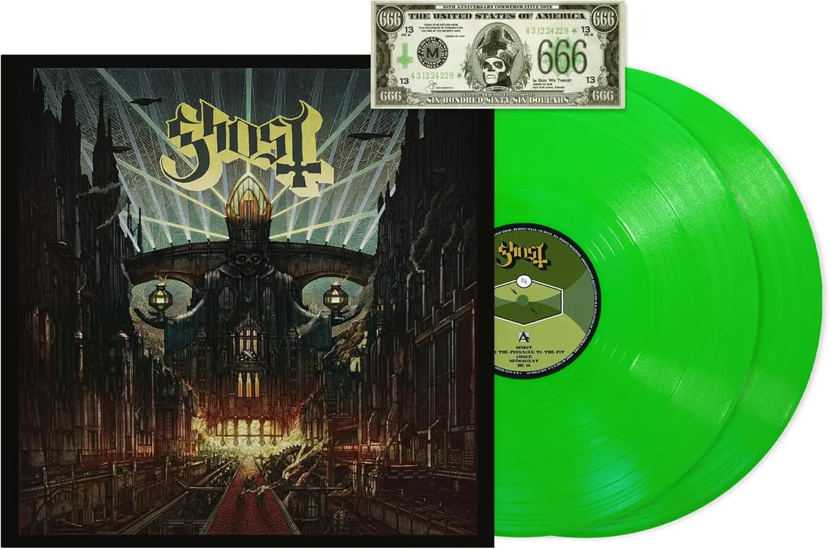 Ghost/Meliora (10Th Ann. 2Lp Deluxe Neon Green Vinyl With Mummy Dust Buck) [Lp] 1