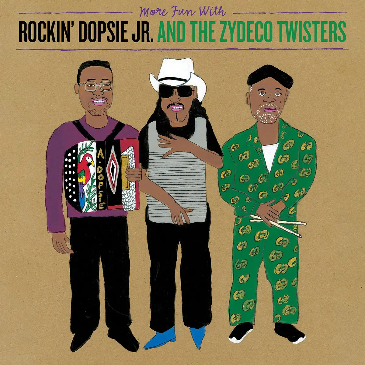 Rockin' Dopsie Jr & The Zydeco Twisters/More Fun With [Lp] 1