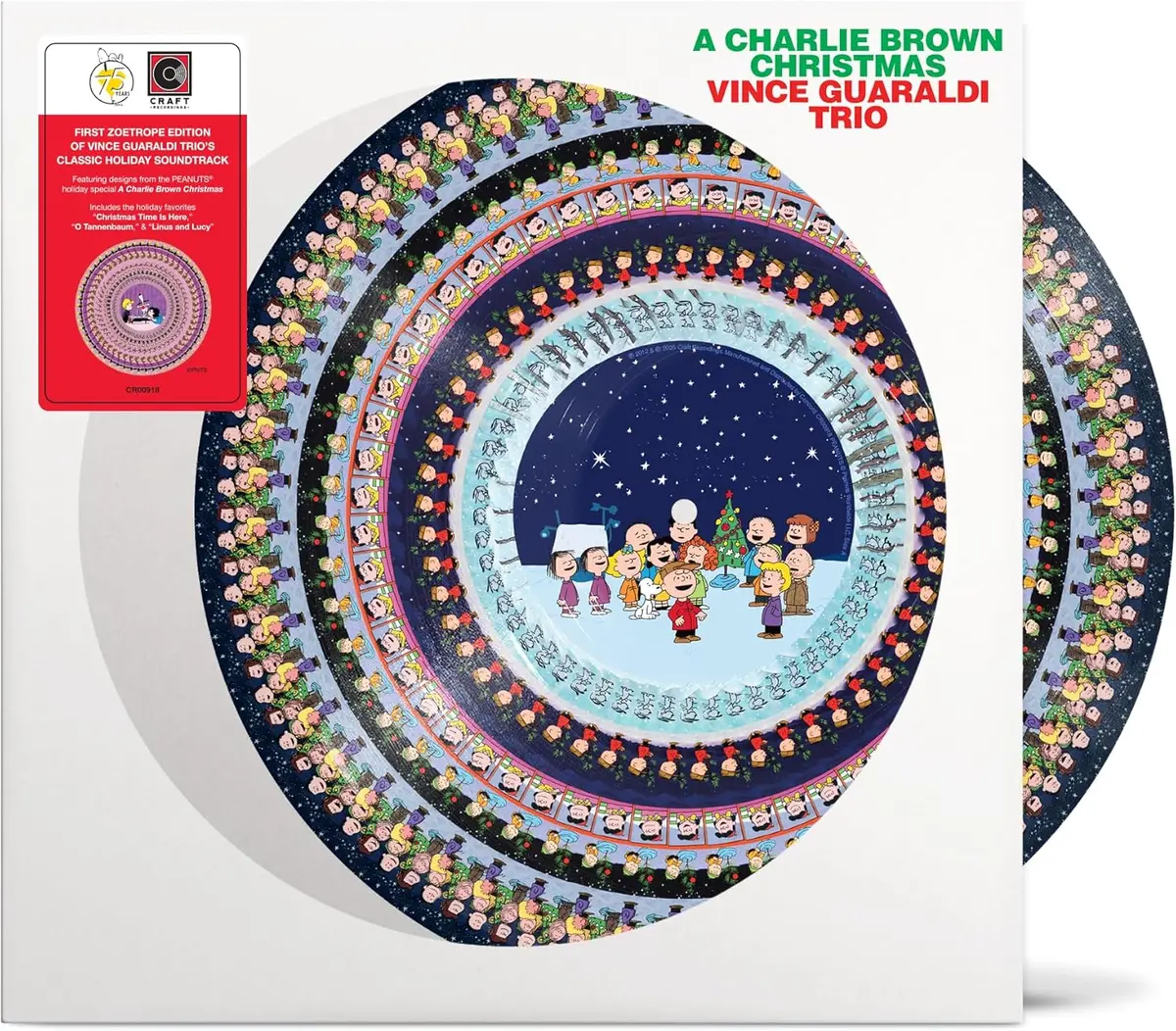 Vince Guaraldi Trio/A Charlie Brown Christmas (60Th Anniversary Zoetrope Picture Disc) [Lp] 1