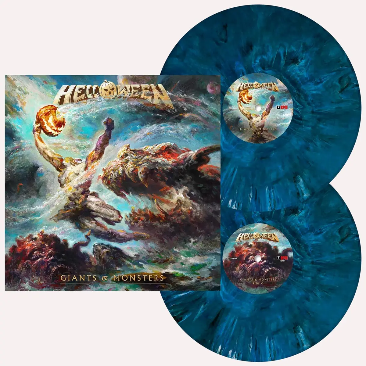 Helloween/Giants & Monsters (Deep Ocean Blue Marbled Vinyl) [Lp] 1