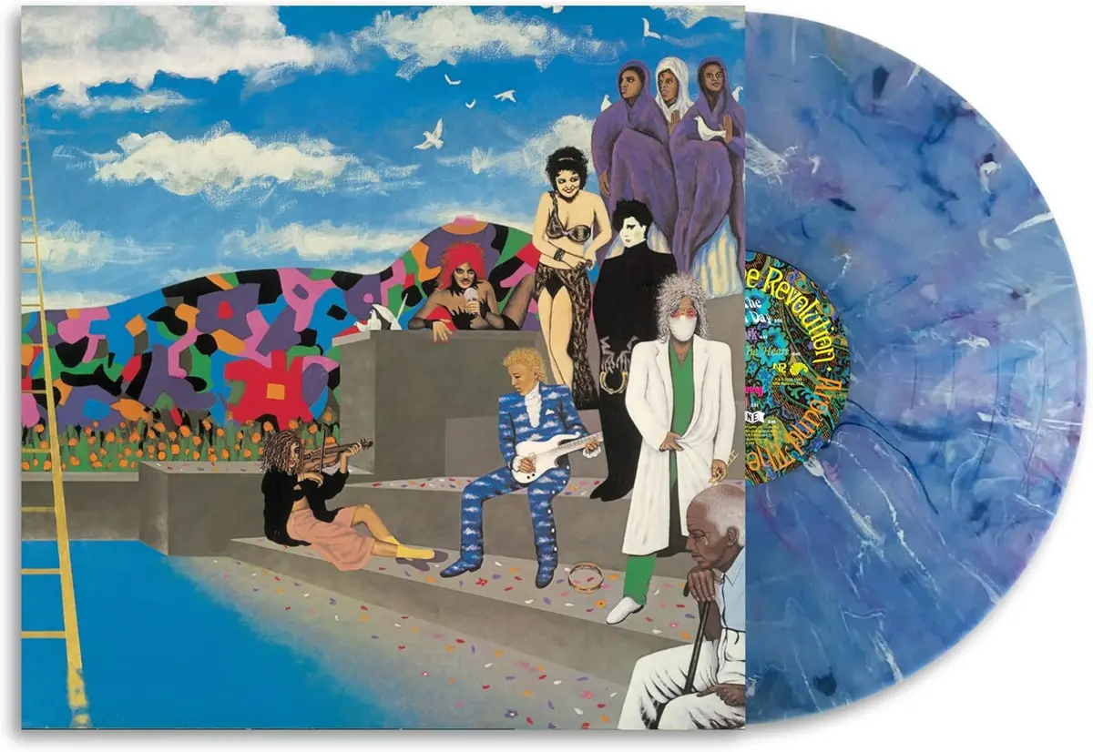 Prince/Around The World In A Day (2025 Remaster - Blue Marbled Vinyl) [Lp] 1