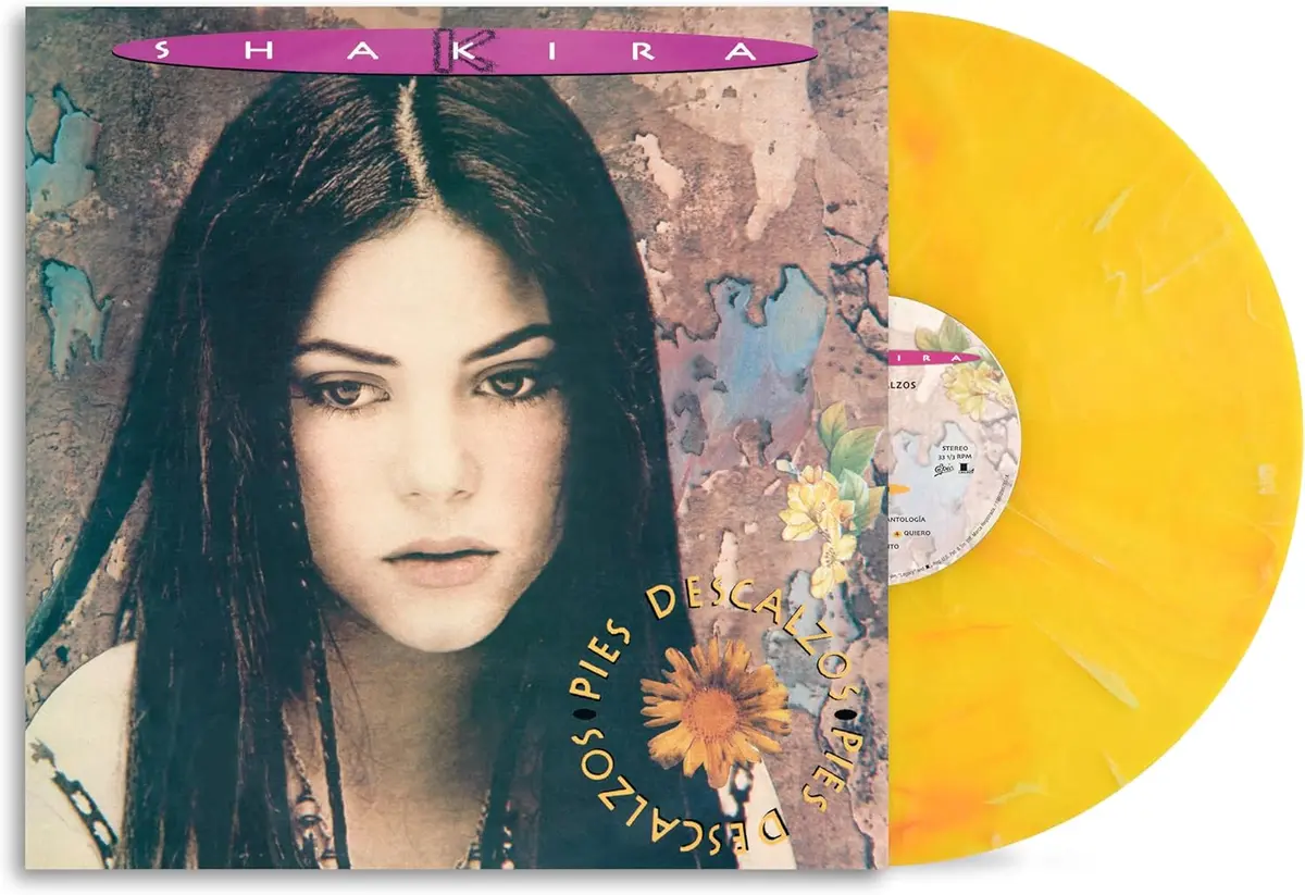 Shakira/Pies Descalzos (Yellow With Red Swirl) [Lp] 1