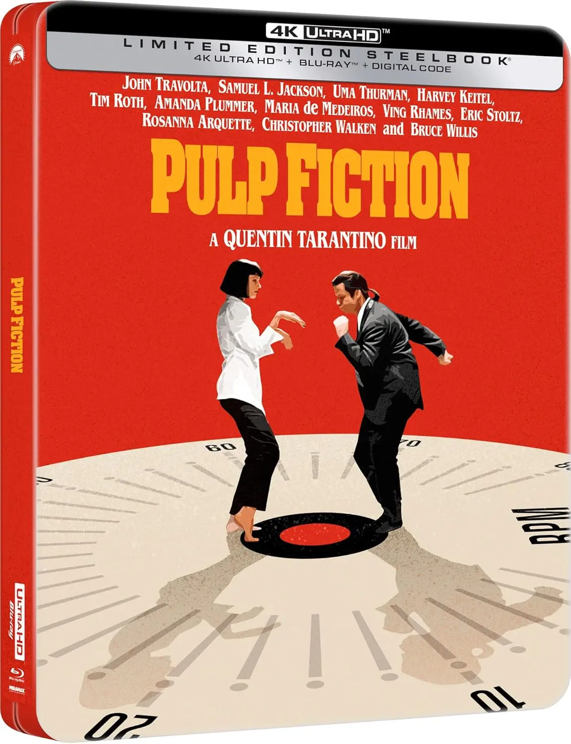 Pulp Fiction (Limited Edition Steelbook 4K-Uhd + Bluray) [Bluray] 1