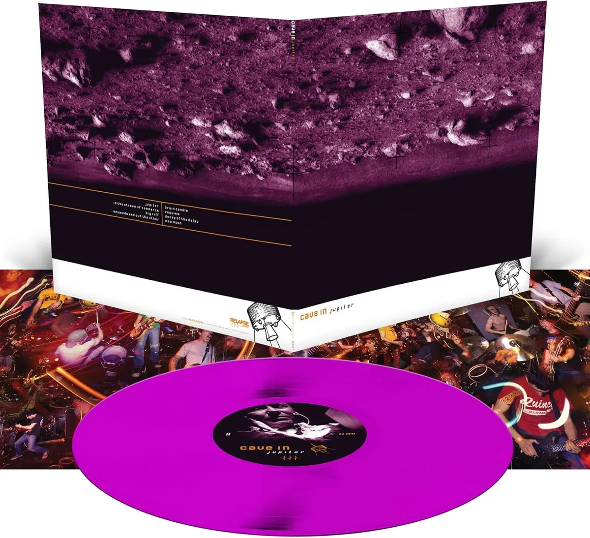 Cave In/Jupiter (Reissue) (Neon Violet Vinyl) [Lp] 1