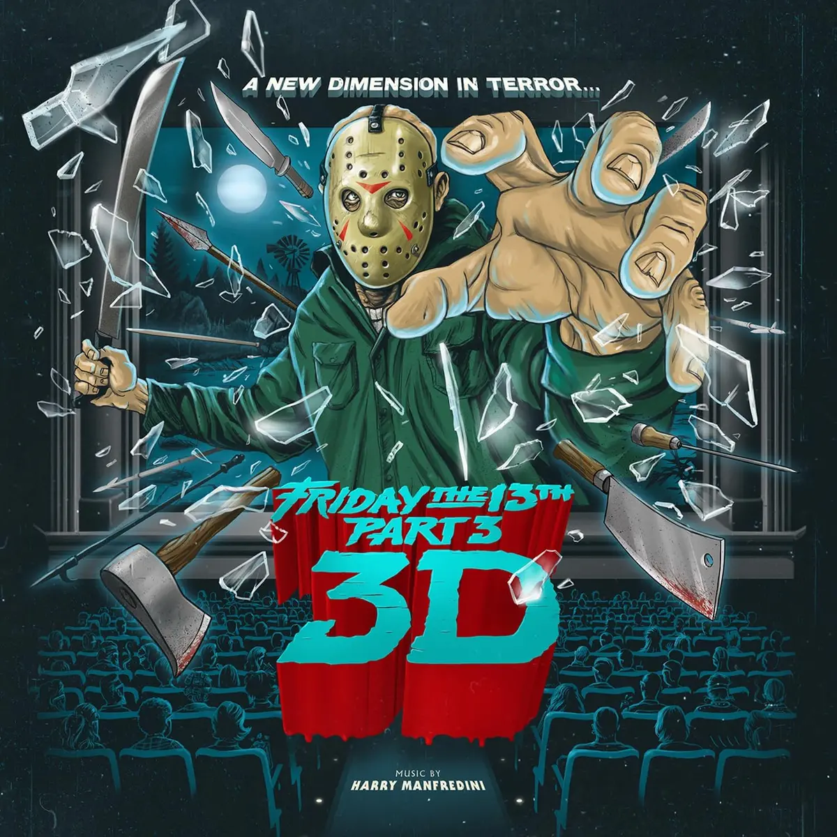 Soundtrack (Harry Manfredini)/Friday The 13Th Part Iii (Metallic Red & Blue Swirl Vinyl) [Lp                  ] 1