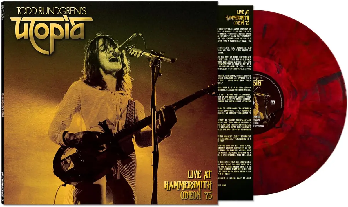 Todd Rundgren's Utopia/Live At Hammersmith Odeon '75 (Limited Edition Red Marble Vinyl) [Lp] 1