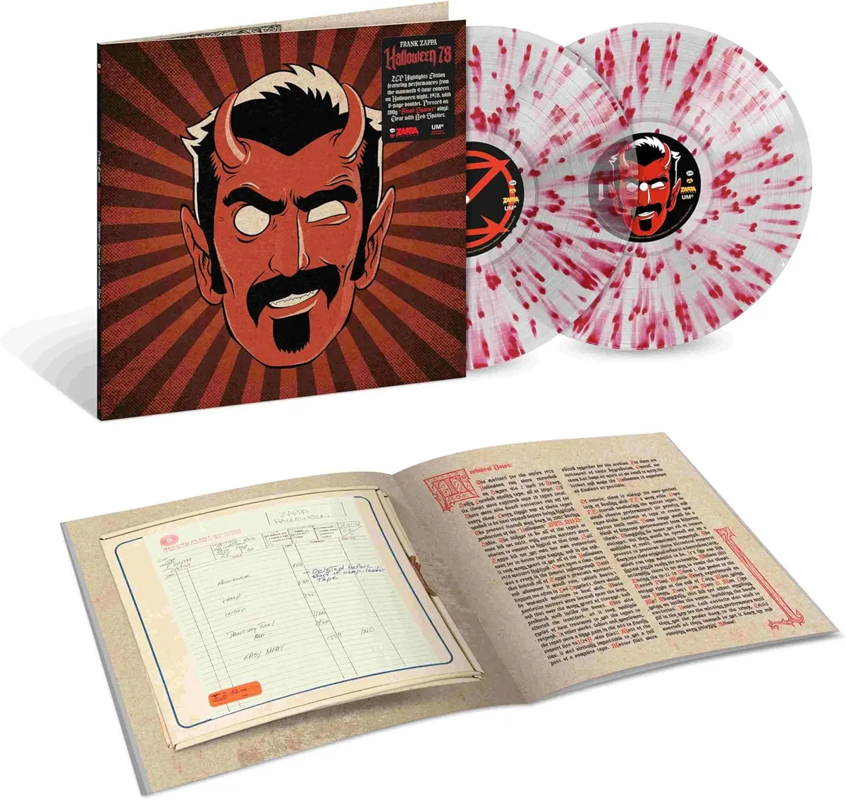 Zappa, Frank/Halloween 1978 (Blood Splatter Vinyl) [Lp] 1