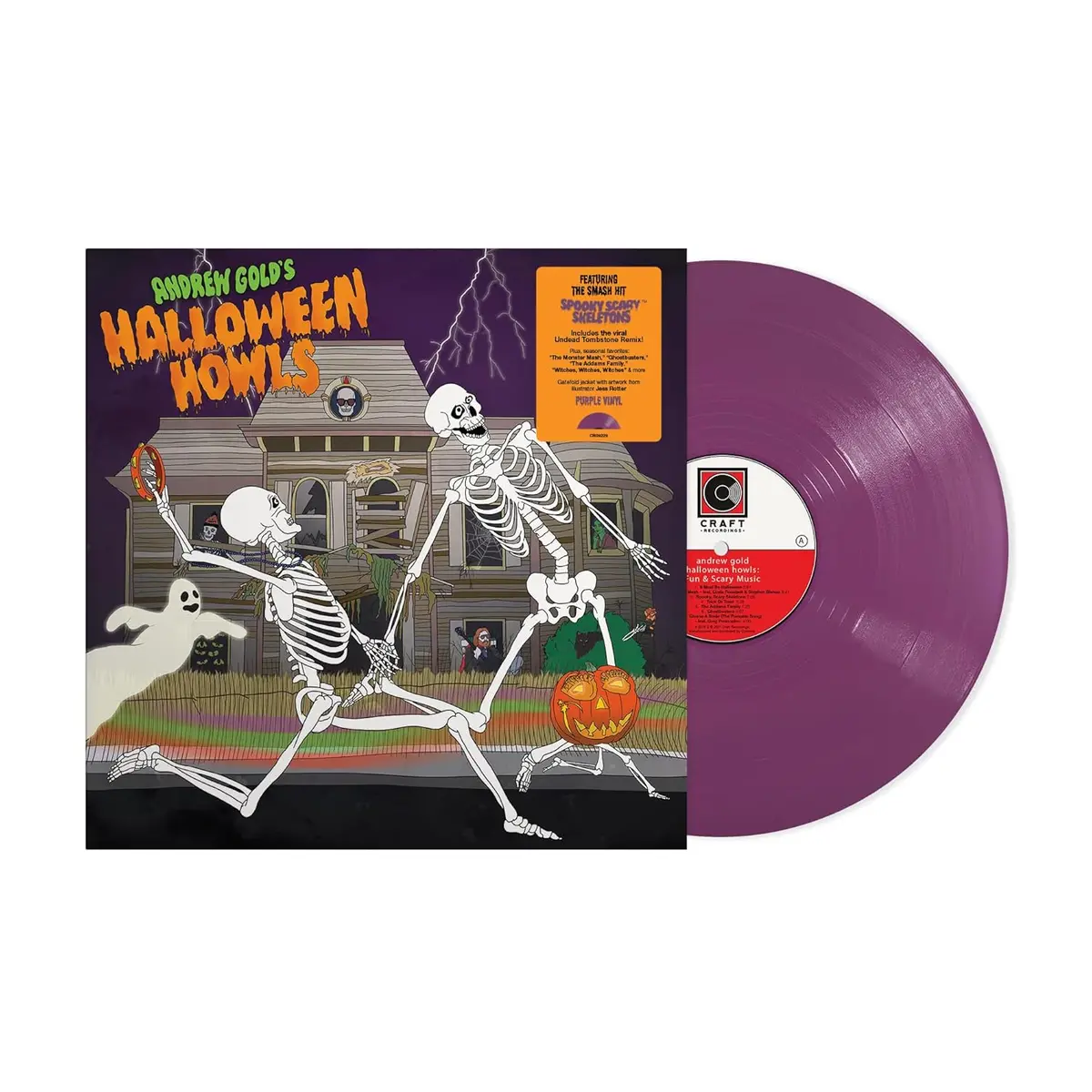 Gold, Andrew/Halloween Howls: Fun & Scary Music (Orchid Vinyl) [Lp] 1