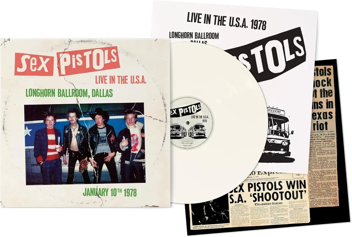 Sex Pistols, The/Live In The U.S.A. 1978, Dallas (White Vinyl) [Lp] 1