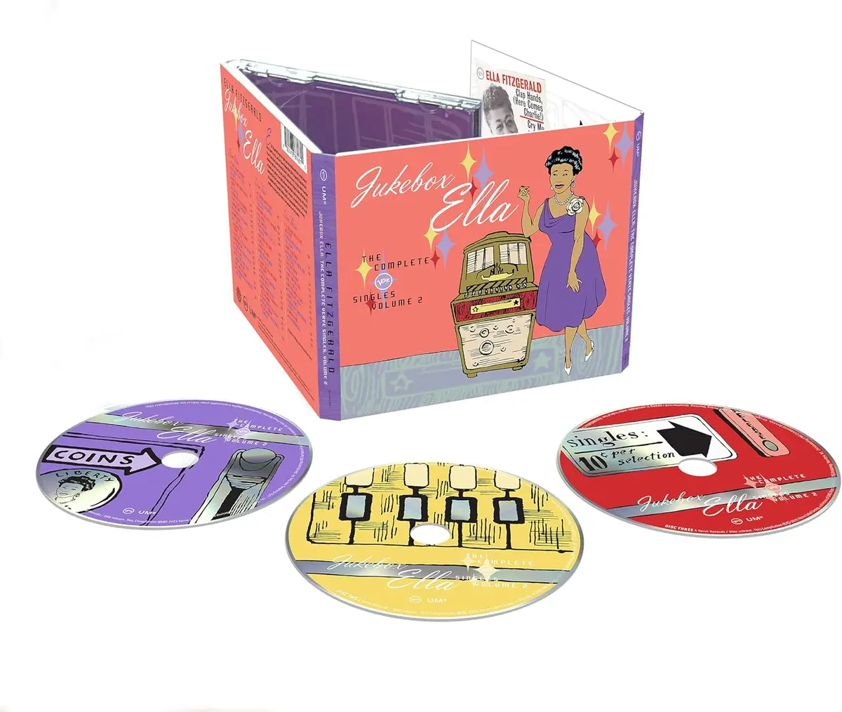 Fitzgerald, Ella/Jukebox Ella: The Complete Verve Singles Vol. 2 (3Cd) [Cd] 1