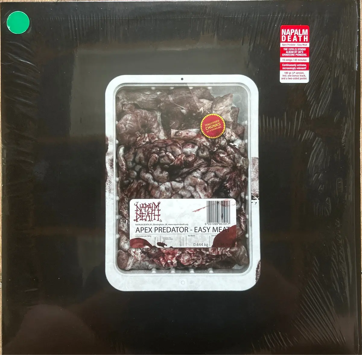 [Used Lp] Napalm Death / Apex Predator - Easy Meat 1