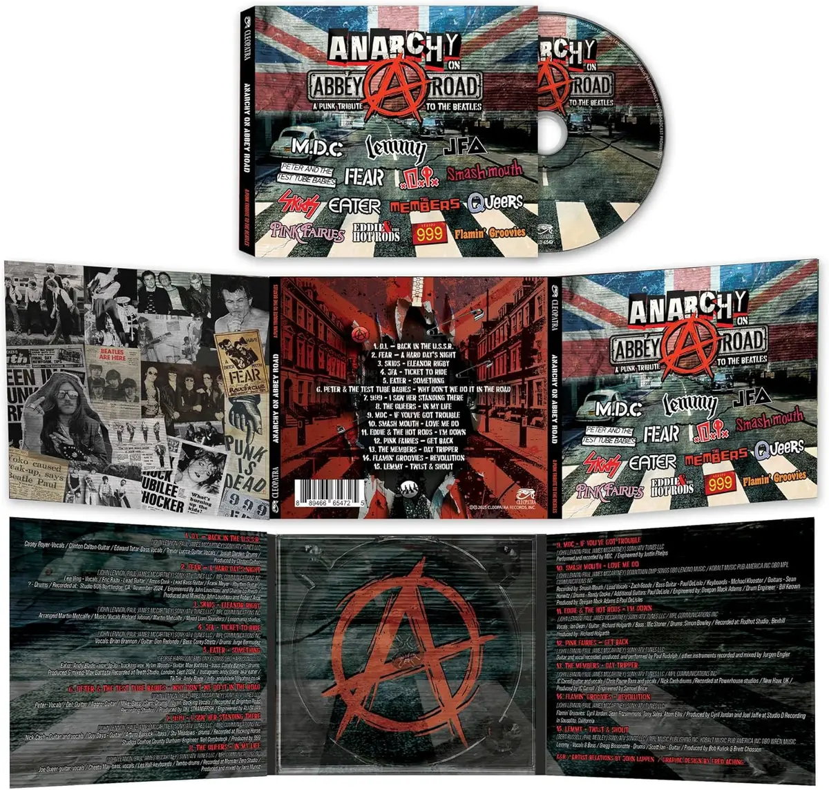 Various Artists/Anarchy On Abbey Road: A Punk Tribute To The Beatles [Cd] 1