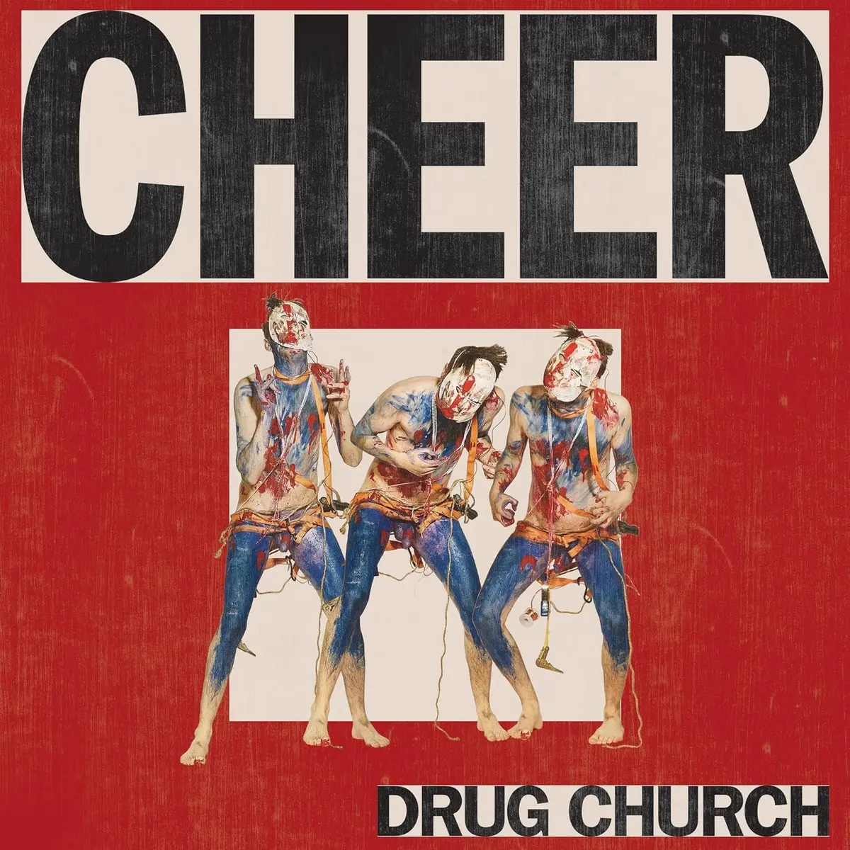 Drug Church/Cheer (Red/Bone/Black Ice Tri-Stripe Vinyl) [Lp] 1