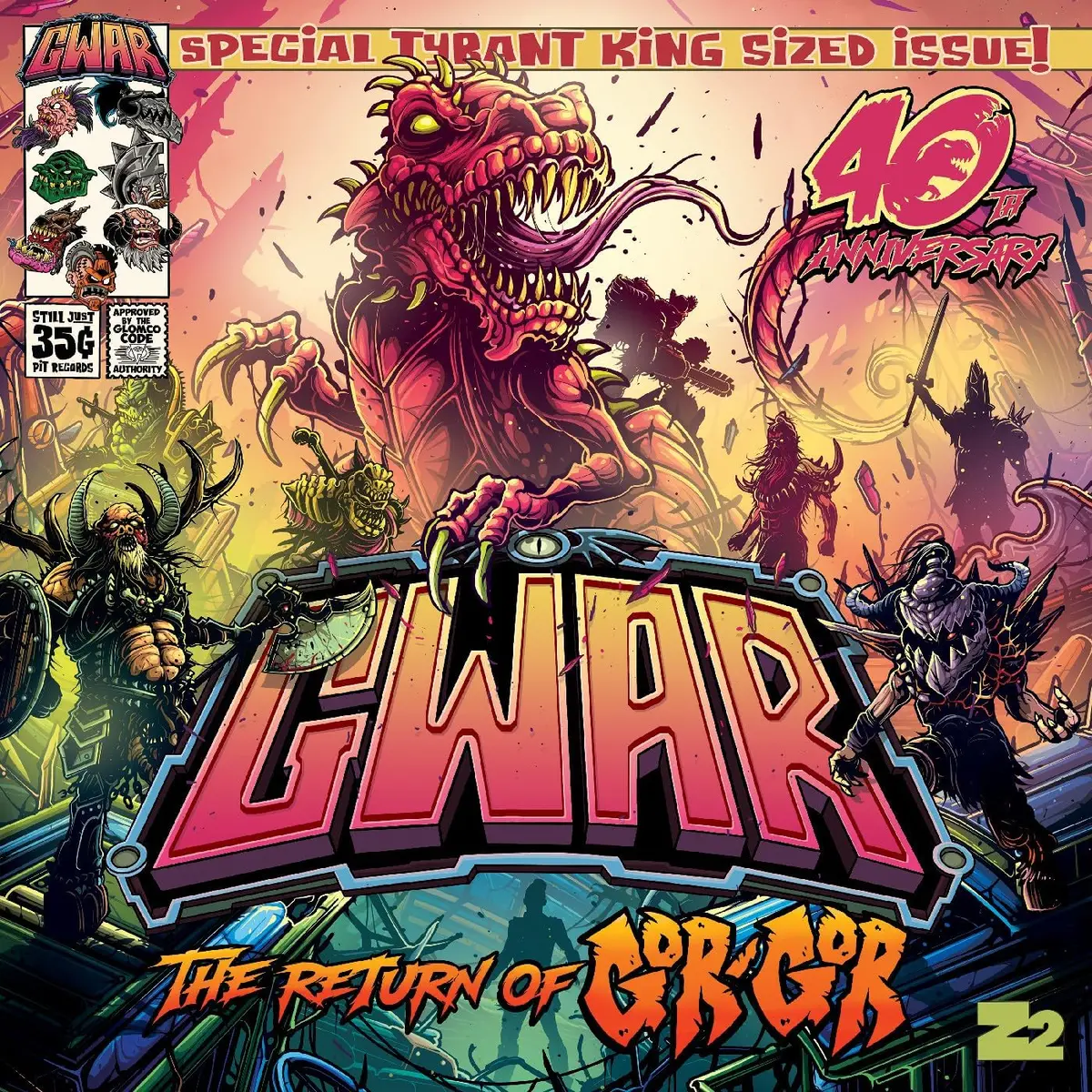 Gwar/The Return Of Gor Gor (Semi-Transparent Purple Vinyl) [Lp] 1