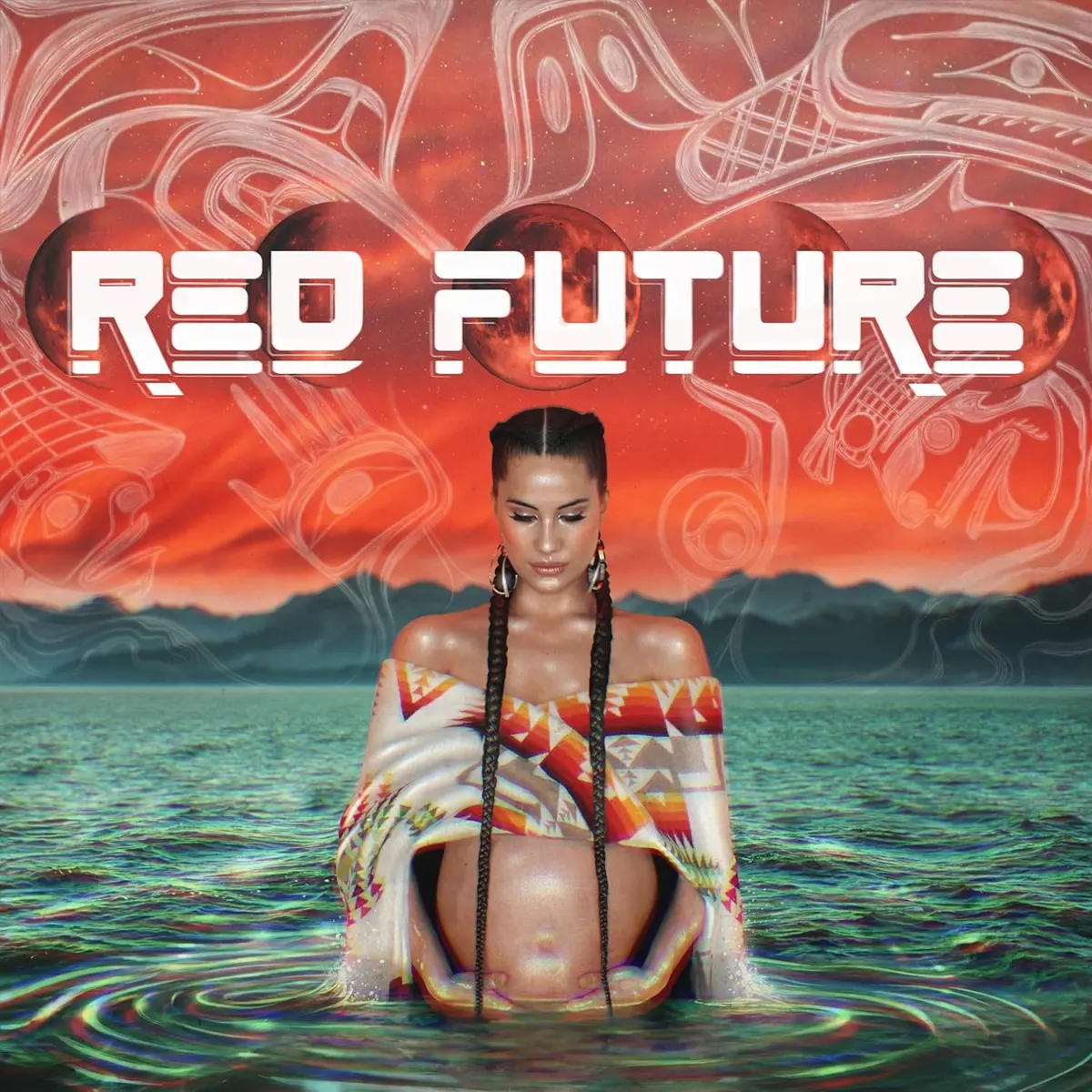 Snotty Nose Rez Kids/Red Future (Translucent Turquoise Vinyl) [Lp] 1