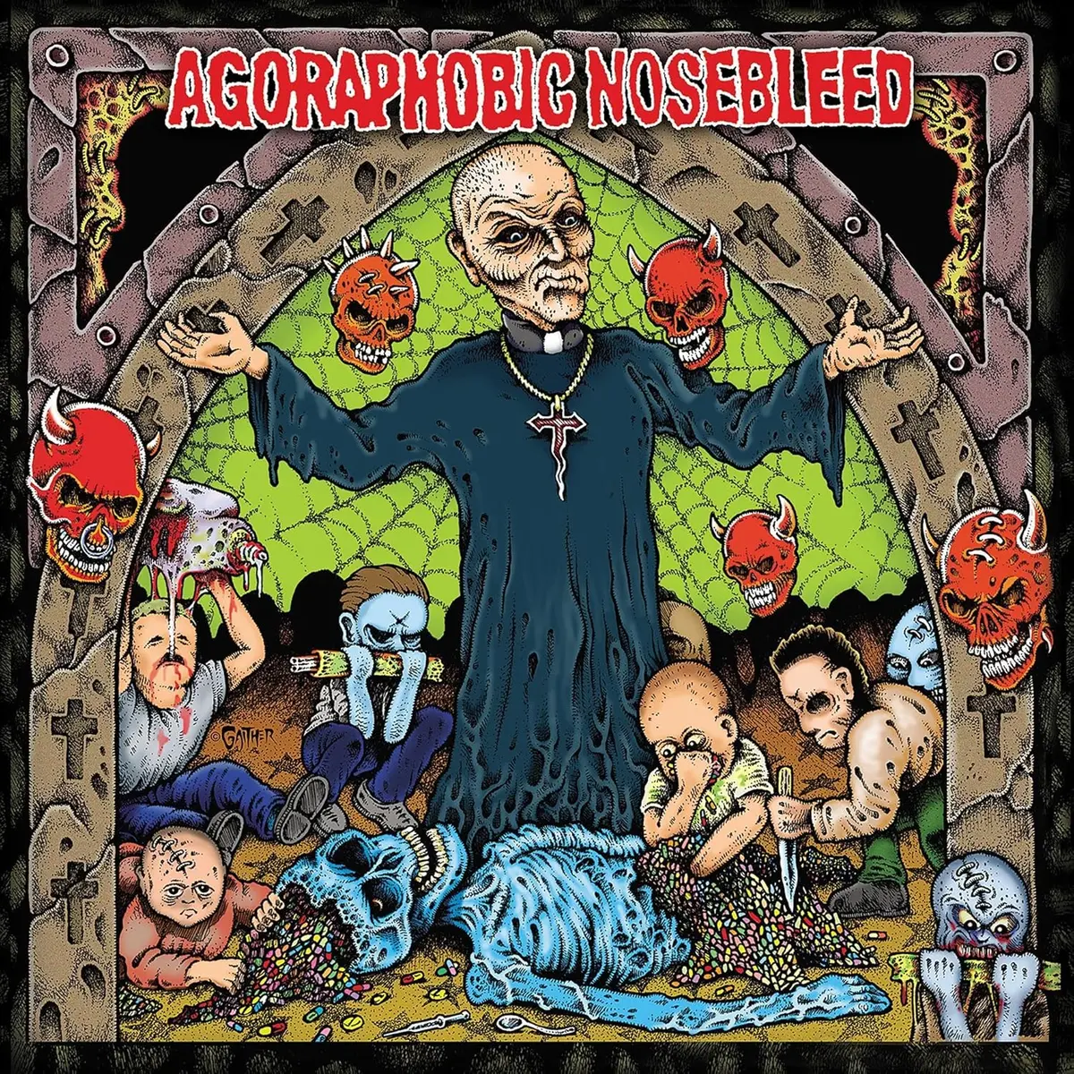 Agoraphobic Nosebleed/Altered States Of America (Electric Blue With Rain [Lp] 1