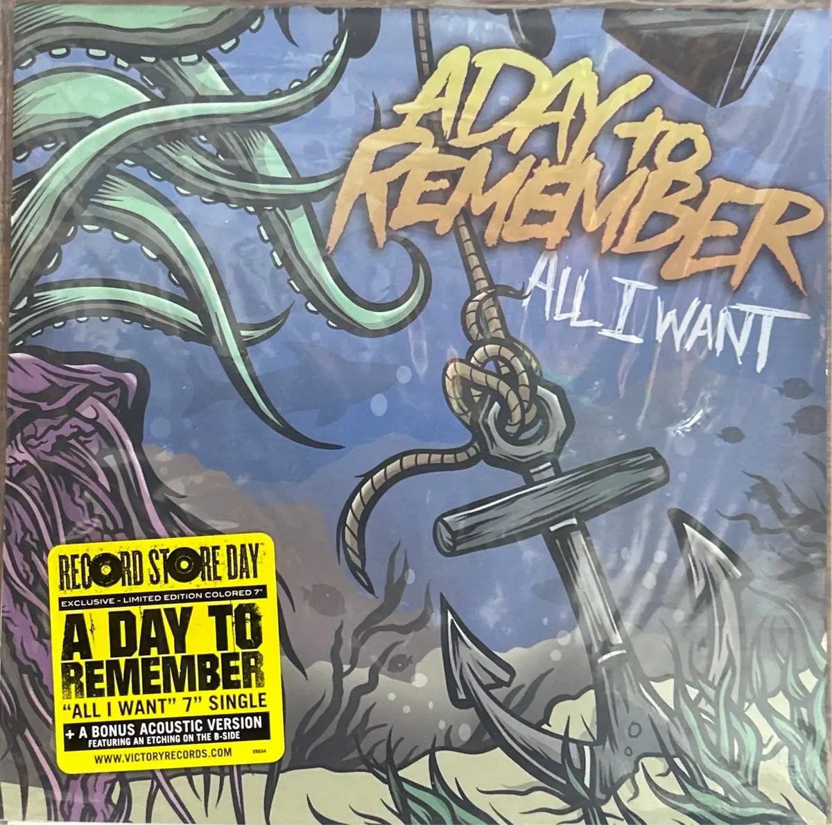 [Used 7"] A Day To Remember / All I Want 1