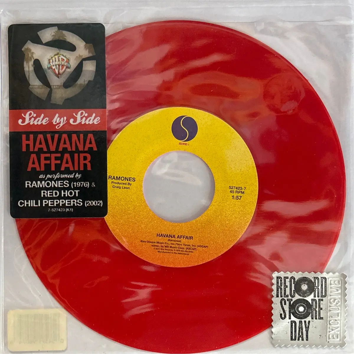 [Used 7"] Red Hot Chili Peppers / Ramones / Havana Affair 1