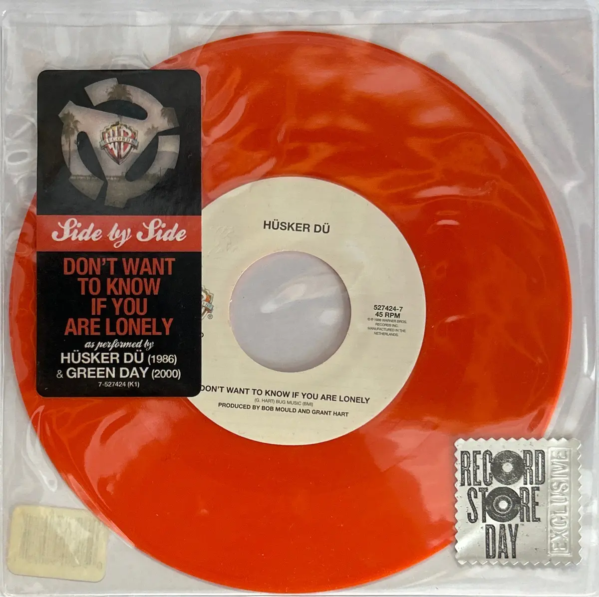 [Used 7"] Hüsker Dü / Green Day  / Don't Want To Know If You Are Lonely 1