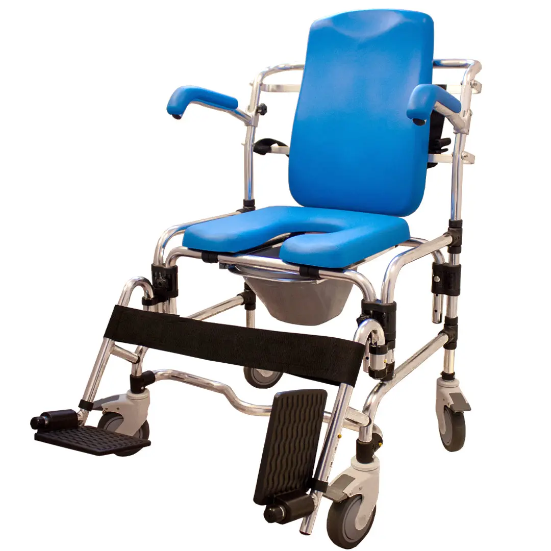 The Caspian Professional Mobile Shower Commode Chair 1