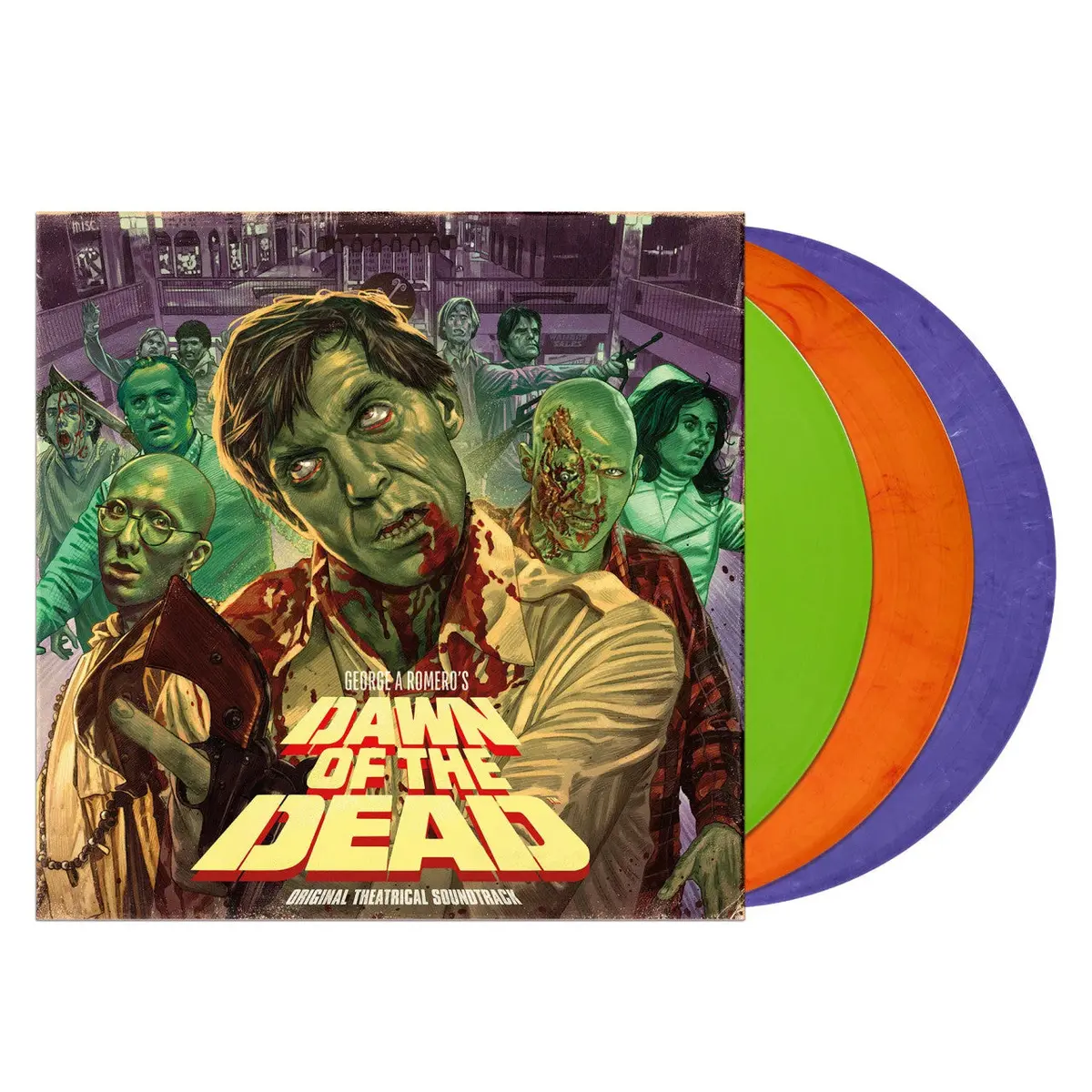 Soundtrack/Dawn Of The Dead (3Lp Green, Red & Violet Vinyl) [Lp] 1