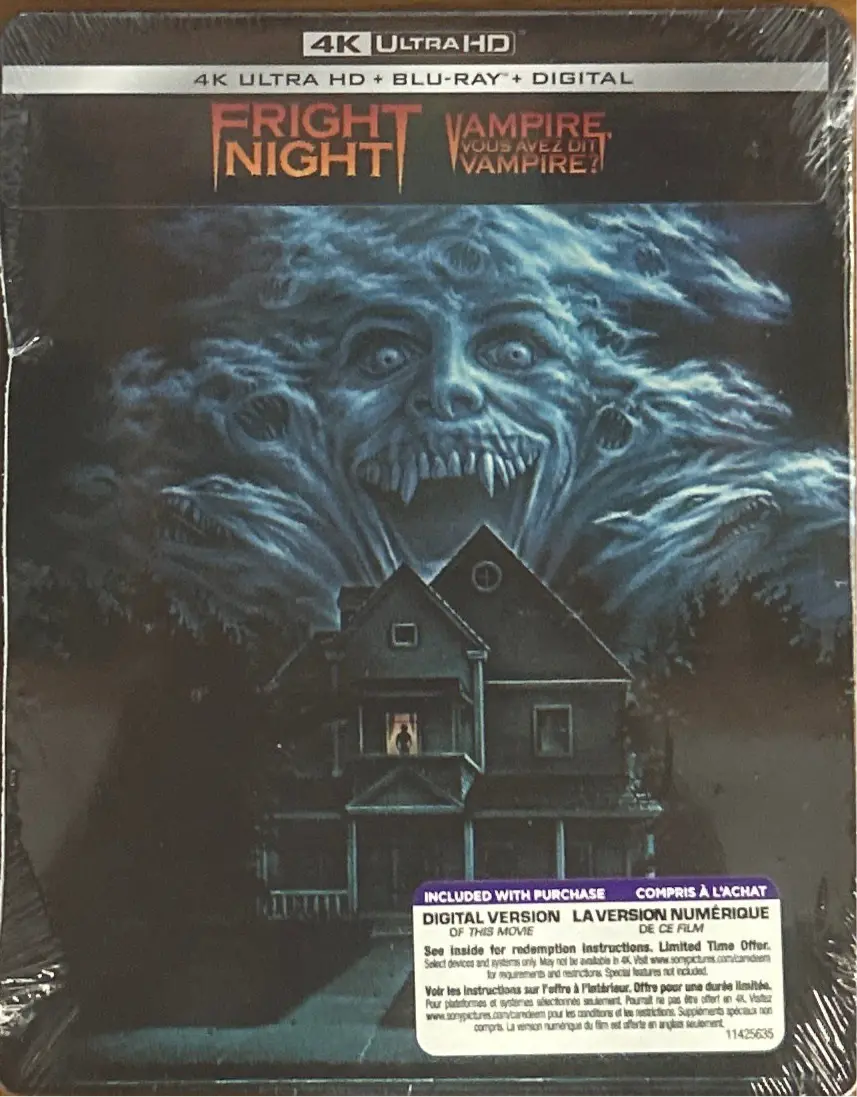 [Used Bluray] Fright Night (4K-Uhd Steelbook) 1
